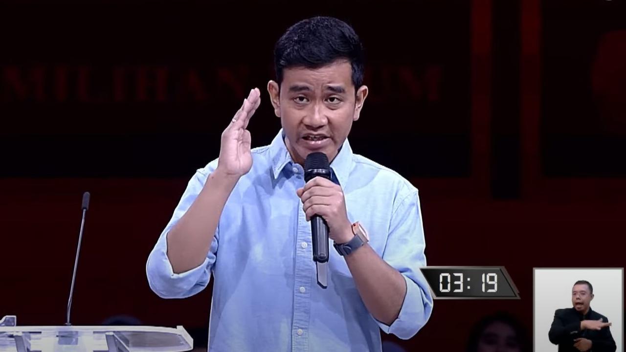 Calon Wakil Presiden Nomor Urut 02 Gibran Rakabuming Raka