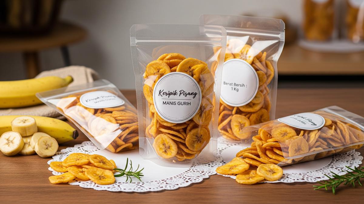 Resep Keripik Pisang Manis Gurih untuk Jualan Kiloan, Bikin Pembeli Ketagihan