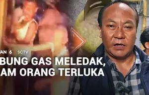 Tabung Gas Meledak, Enam Orang Terluka