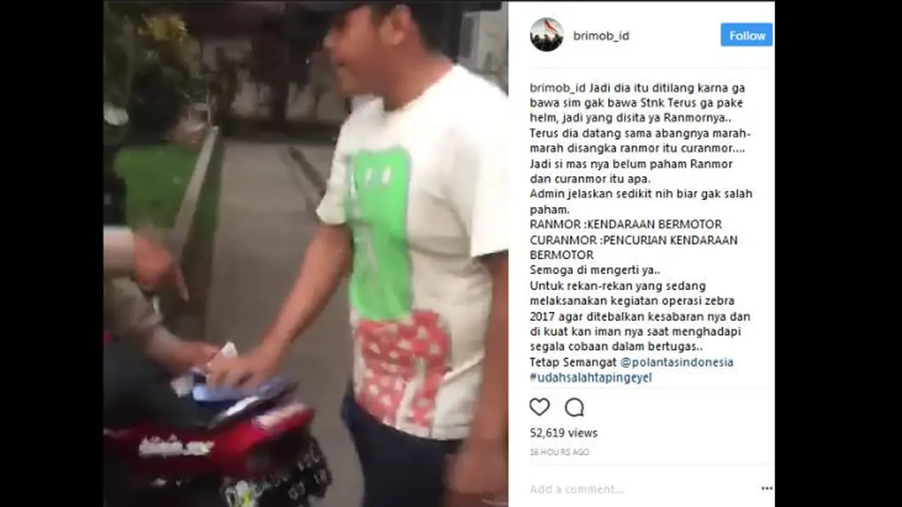 Pria Mengamuk ke Polisi