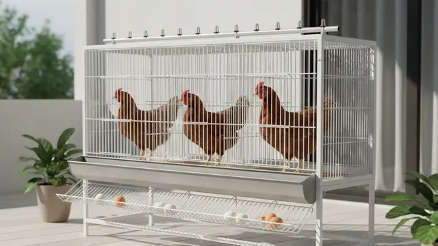 Contoh Kandang Ayam Petelur Skala Kecil Rumahan. AI