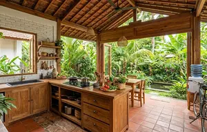 Interior Dapur Semi Outdoor, 10 Hal yang Perlu Diperhatikan agar Nyaman dan Tahan Cuaca