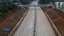 Jalan Tol Cijago seksi 3B Junction Krukut-Cinere ditargetkan beroperasi pada September 2023 (Liputan6.com/Herman Zakharia)