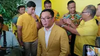 Gubernur Jawa Barat Ridwan Kamil. Dia menyatakan dirinya tidak setuju dengan penundaan Pemilu 2024. (Liputan6.com/Winda Nelfira)
