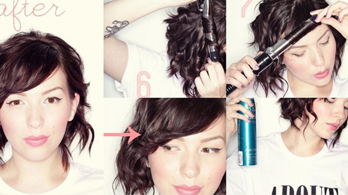Step by Step Gaya Rambut Pendek Goes to Party