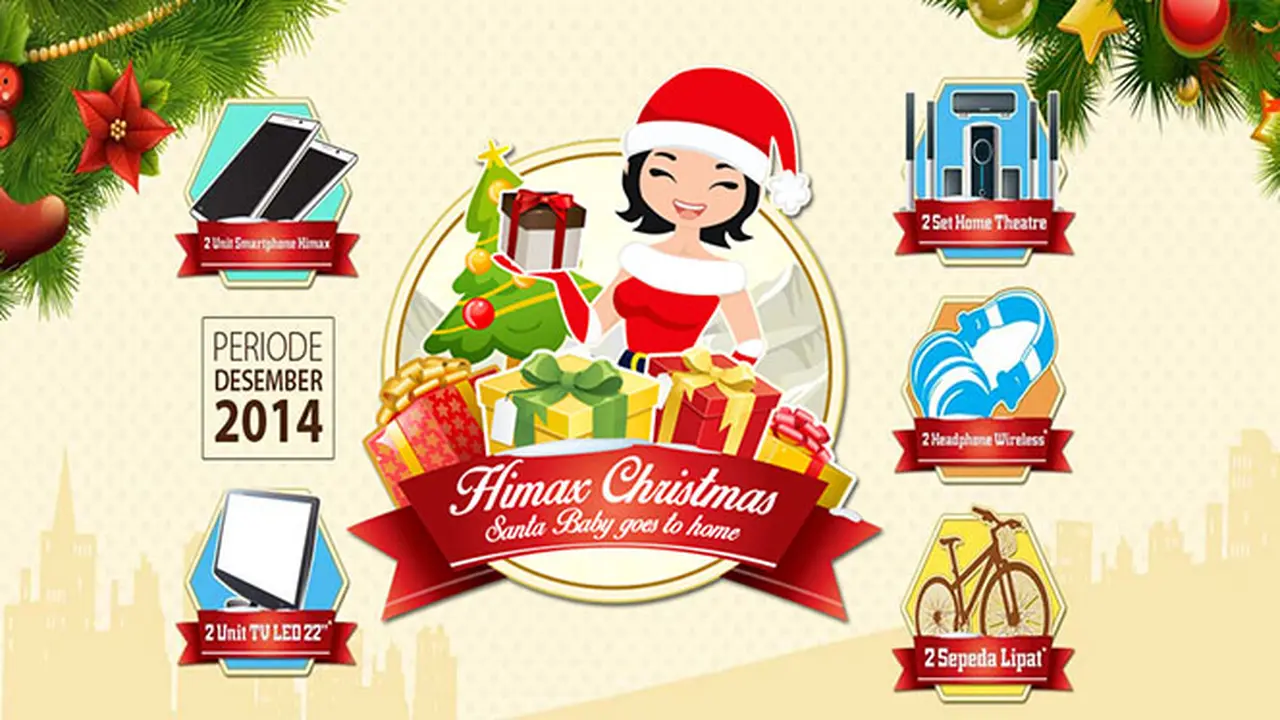 Kejutan Natal dan Tahun Baru dari Himax Indonesia