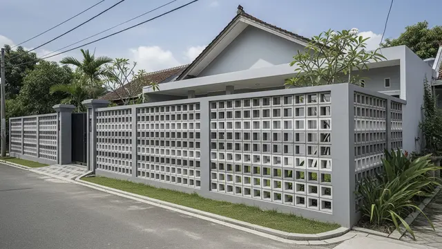 Ide Pagar Roster Modern yang Membuat Rumah Tampak Lebih Rapi/Gemini AI
