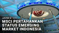 Indonesia mempertahankan status emerging market, atau pasar negara berkembang berdasarkan laporan MSCI yang menjadi acuan pasar saham dunia.