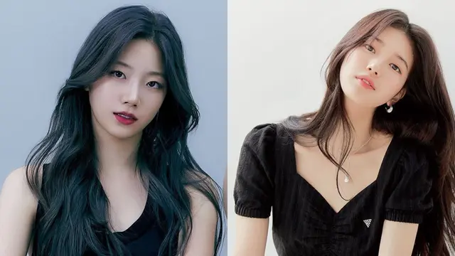 Kazuha LE SSERAFIM dan Bae Suzy