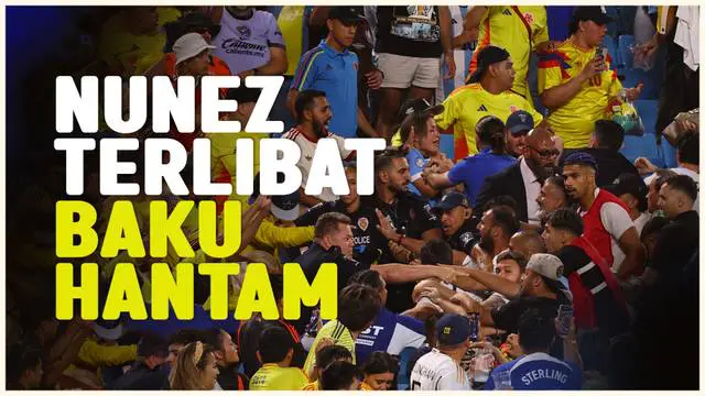 Berita video keributan terjadi di laga semifinal Copa America 2024 yang mempertemukan Uruguay dengan Kolombia. Selain pemain yang ribut, Darwin Nunez hingga terlibat keributan di tribune penonton.