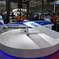 Orang-orang mengunjungi Pameran Drone Internasional Shenzhen ke-5 di Provinsi Guangdong, China selatan (13/9/2020). Kongres Drone Dunia 2020 dan Pameran Drone Internasional Shenzhen ke-5 dibuka di Shenzhen pada Minggu (13/9). (Xinhua/Wang Feng)