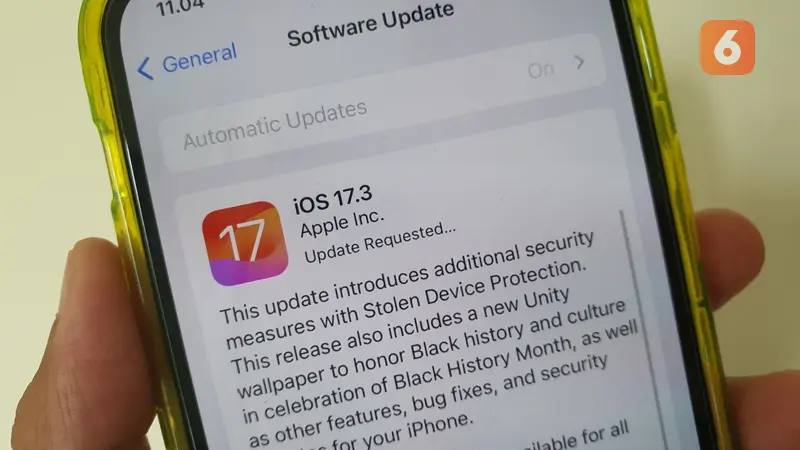 Update iOS 17.3