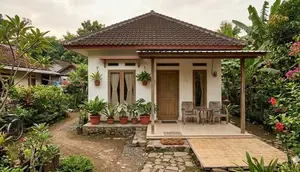 7 Desain Rumah Sederhana di Desa yang Hemat Biaya, Adem Tanpa AC, dan Tetap Estetik