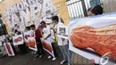 ICW memperingatkan anggota legislatif untuk berperan aktif dalam upaya pemberantasan korupsi dan mengutamakan kepentingan rakyat, Senayan, Jakarta, Selasa (9/12/2014). (Liputan6.com/Faizal Fanani)