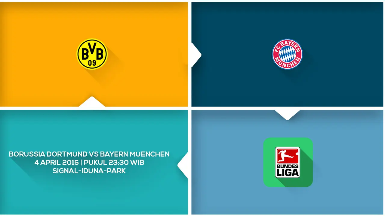 Prediksi Borussia Dortmund vs Bayern Muenchen (Liputan6.com/Yoshiro)