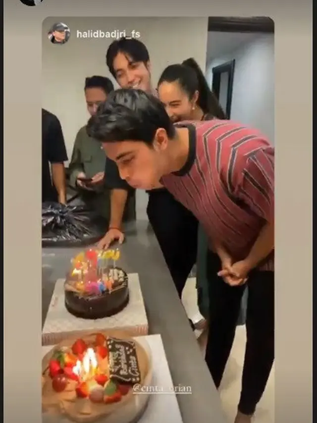 Momen ulang tahun ke-24 Cinta Brian (Foto: Instagram @cinta_brian)