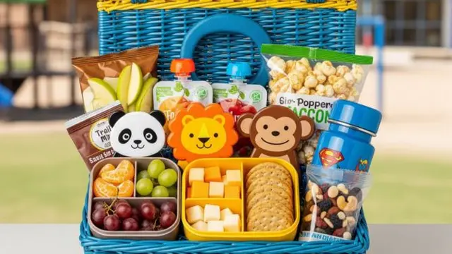 Ilustrasi Ide Isi Parcel Snack/Gemini AI