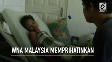 Seorang warga negara asing asal Malaysia, terkatung-katung setelah menderita sakit  gangguan rahim dan kantung kemih di Rumah Sakit Umum Daerah Palagimat.