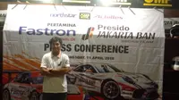 Pembalap muda Indonesia, Ahmad Fadillah Alam menargetkan 10 besar di Porsche Carrera Cup Asia 2018 (Liputan6.com/Defri Saefullah)