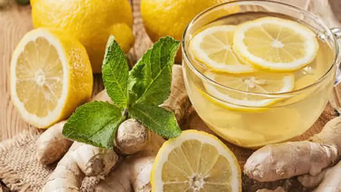Jahe dan lemon adalah nutrisi diet yang sehat/copyright boldsky.com
