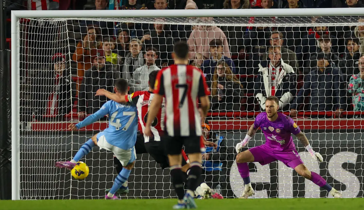 Manchester City juga memiliki lebih banyak menciptakan peluang untuk mencetak gol. (AP Photo/Ian Walton)
