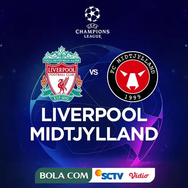 Liga Champions - Liverpool Vs Midtjylland