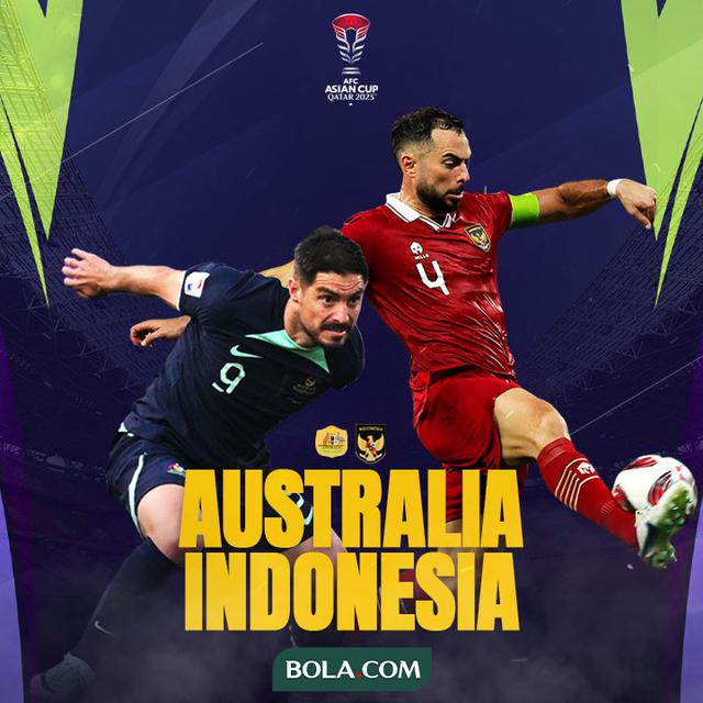 Piala Asia - Australia Vs Timnas Indonesia - Bruno Fornaroli Vs Jordi Amat