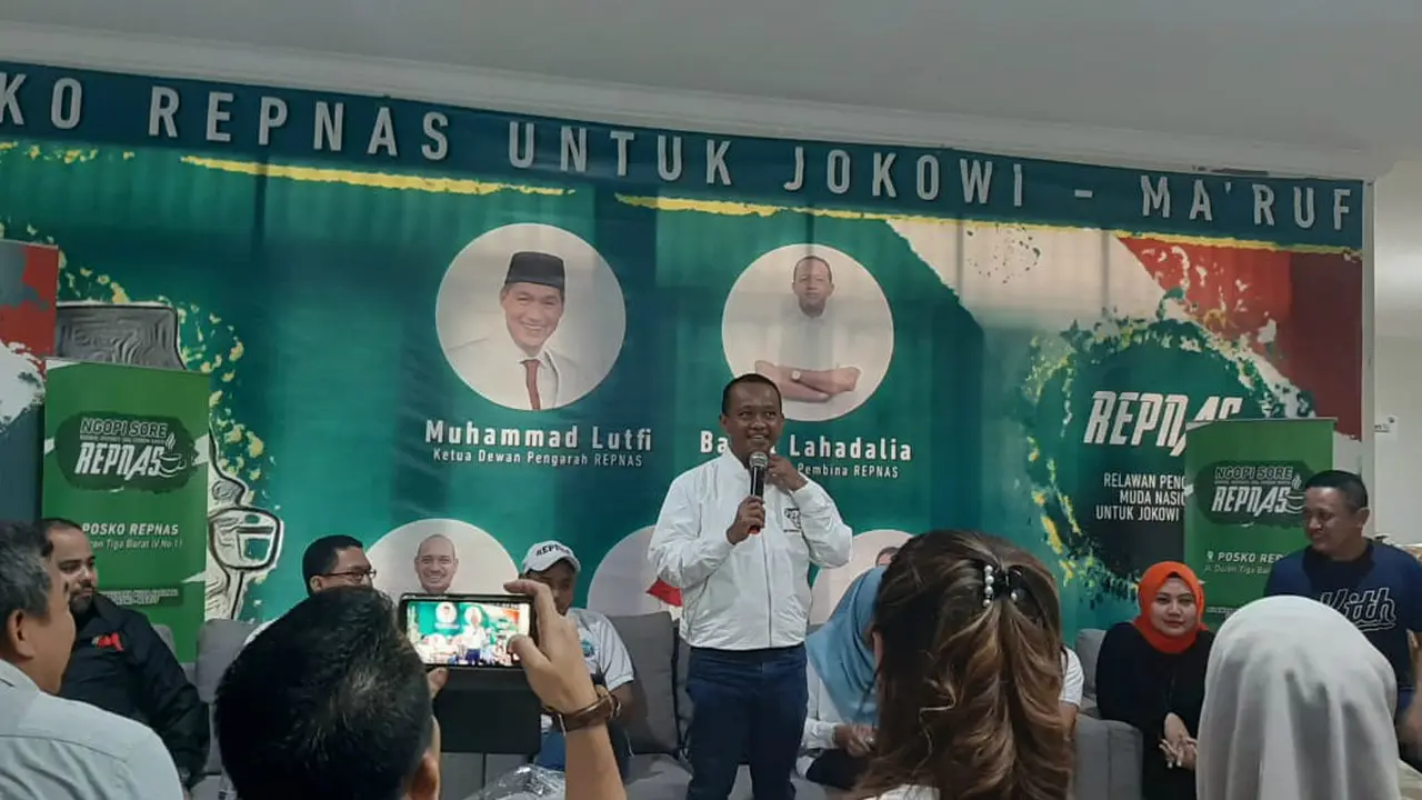 Relawan Pengusaha Muda Nasional (Repnas) menyelenggarakan acara Syukuran Kemenangan Jokowi-Ma'ruf.
