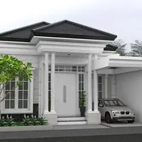 ilustrasi rumah modern klasik by pinterest.com