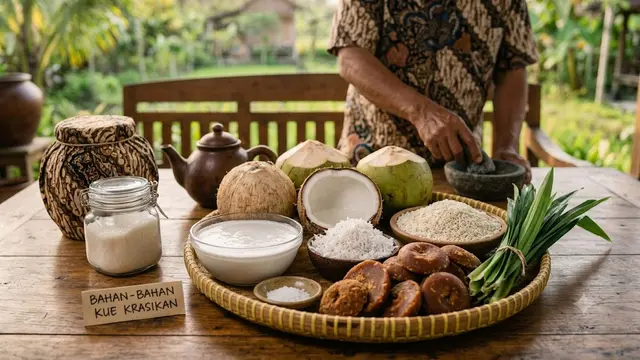 Resep Kue Krasikan Kelapa yang Legit dan Tahan Lama