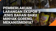Tepatnya pada Jumat 22 April 2022 sore, usai menggelar rapat terbatas dengan beberapa menteri, Jokowi mengumumkan melarang ekspor bahan baku minyak goreng maupun minyak goreng. Pelarangan ekspor ini mulai berlaku pada 28 April 2022.