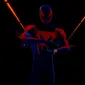 Karakter Spider-Man 2099 dari film animasi Spider-Man: Into The Spider-Verse. (Twitter @SpiderVerse)