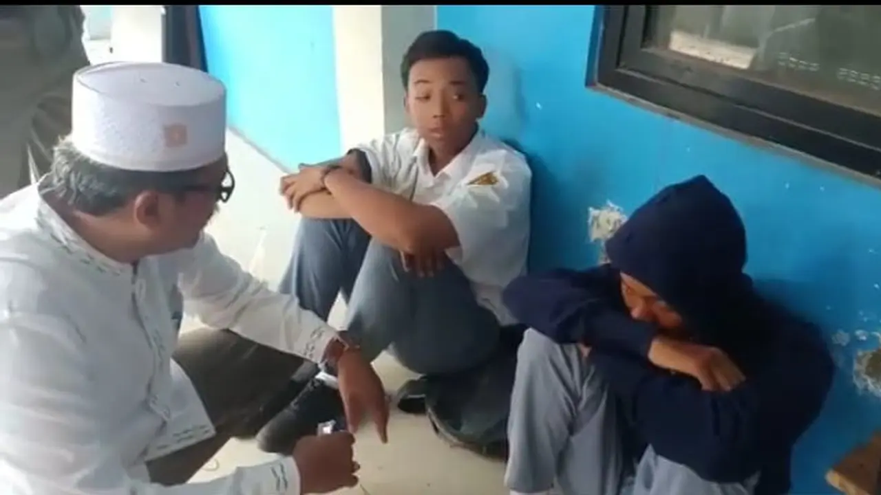 Dua pelajar yang kedapatan konsumsi tembakau gorila di Kota Tangerang