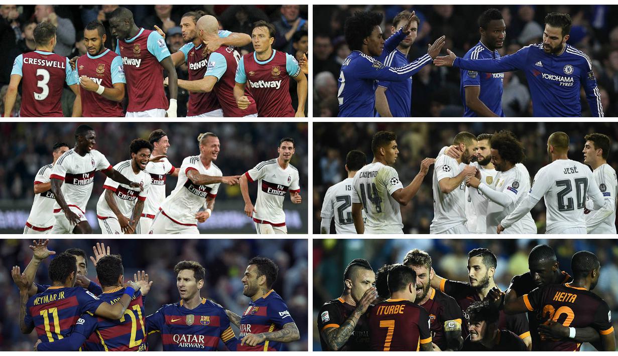 Real Madrid berhasil menjadi klub terkaya di dunia, namun masih klub-klub Liga Premier Inggris yang mendominasi deretan team dengan penghasilan tertinggi. Berikut 20 besar klub dengan pendapatan tertinggi di dunia. 