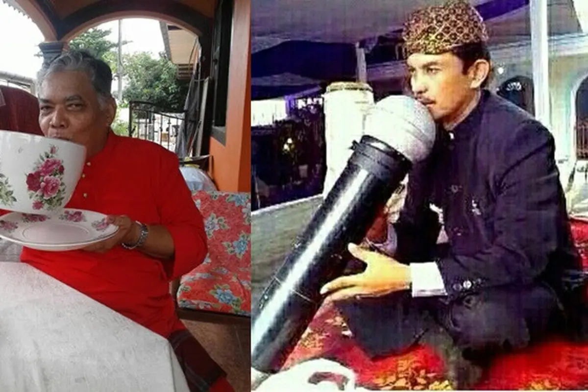6 Potret Bapak-Bapak Pegang Benda Ukuran Tak Lazim Ini Bikin Ngakak