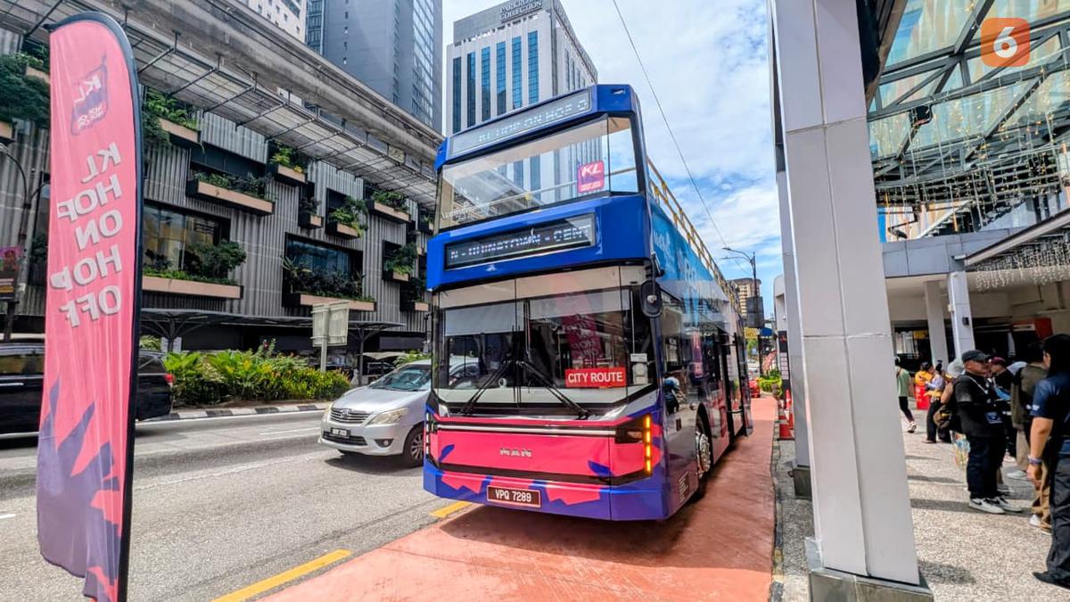 Laporan Liputan6.com dari Malaysia: Serunya Jelajah Kuala Lumpur Naik Bus Ronda Ronda