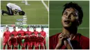 Bhineka Tunggal Ika yang menjadi somboyan bangsa Indonesia rupanya tergambar secara sederhana dalam Timnas Indonesia U-22. Mereka bersatu untuk berjuang demi nama Indonesia meski dengan latar belakang yang beragam. (Bola.com/M Iqbal Ichsan)