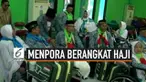Menpora Imam Nahrawi dan isteri berangkat haji, menpora berangkat haji secara reguler bersama para calon jemaah haji asal Sidoarjo. Menpora berjanji sesampainya di Tanah Suci akan berdoa untuk keselamatan Bangsa Indonesia.