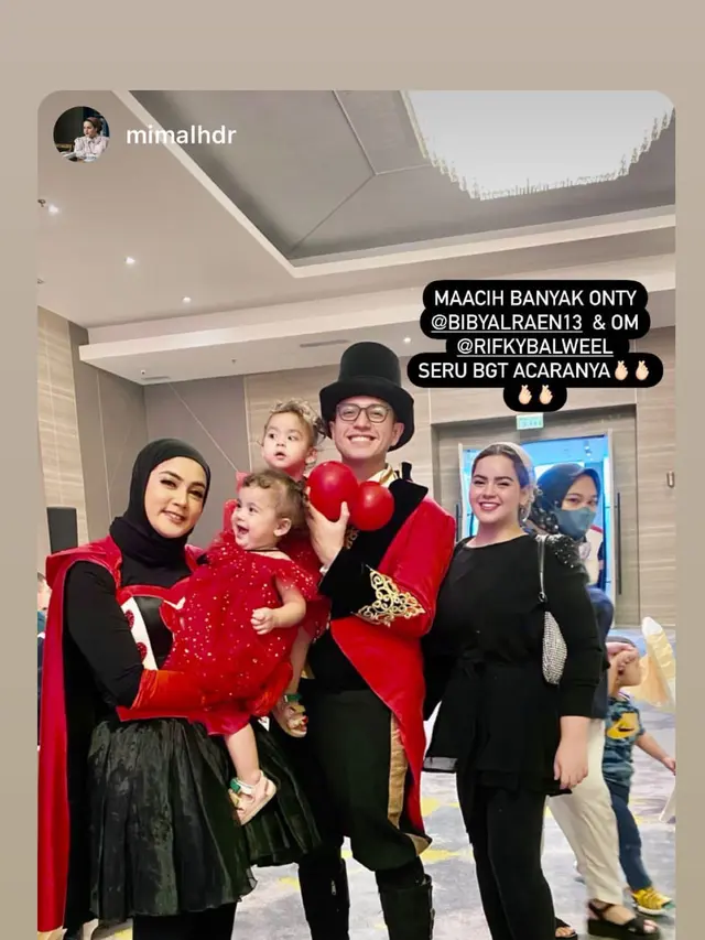 6 Potret Rifky Balweel Rayakan Ulang Tahun Anak, Penampilan Sang Istri Curi Perhatian