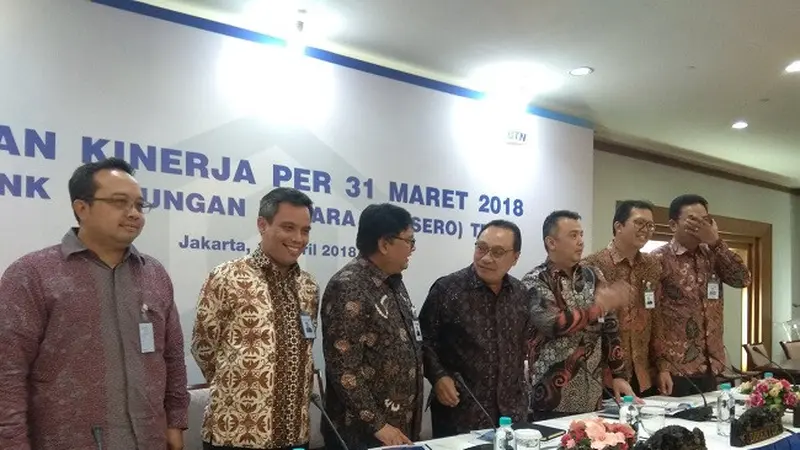 Paparan Kinerja Bank BTN Kuartal I 2018 (Dok Foto: Merdeka.com/Wilfridus Setu Embu)