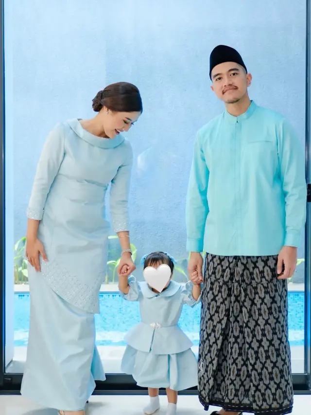 Erina Gudono saat Lebaran Kompak bersama keluarga. [@erinagudono]