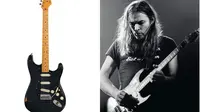 David Gilmour melelang gitar legendaris The Black Strat. Dok: Christie's