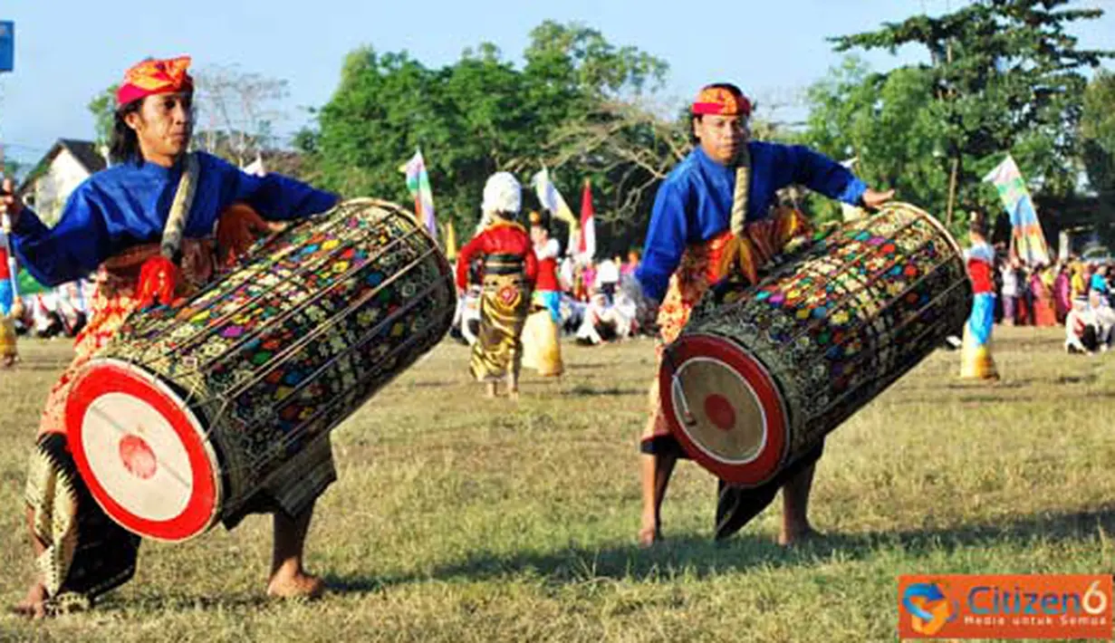 Citizen6, Lombok: Kesenian Gendang Belek. (Pengirim: Muhammad Husni)
