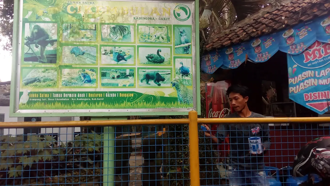 Perbaikan di Taman Satwa Cikembulan