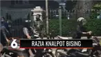 Hari kedua pemberlakuan malam bebas kerumunan, atau Crowd Free Night di DKI Jakarta. Petugas menilang lebih dari 600 kendaraan yang menggunakan knalpot bising.