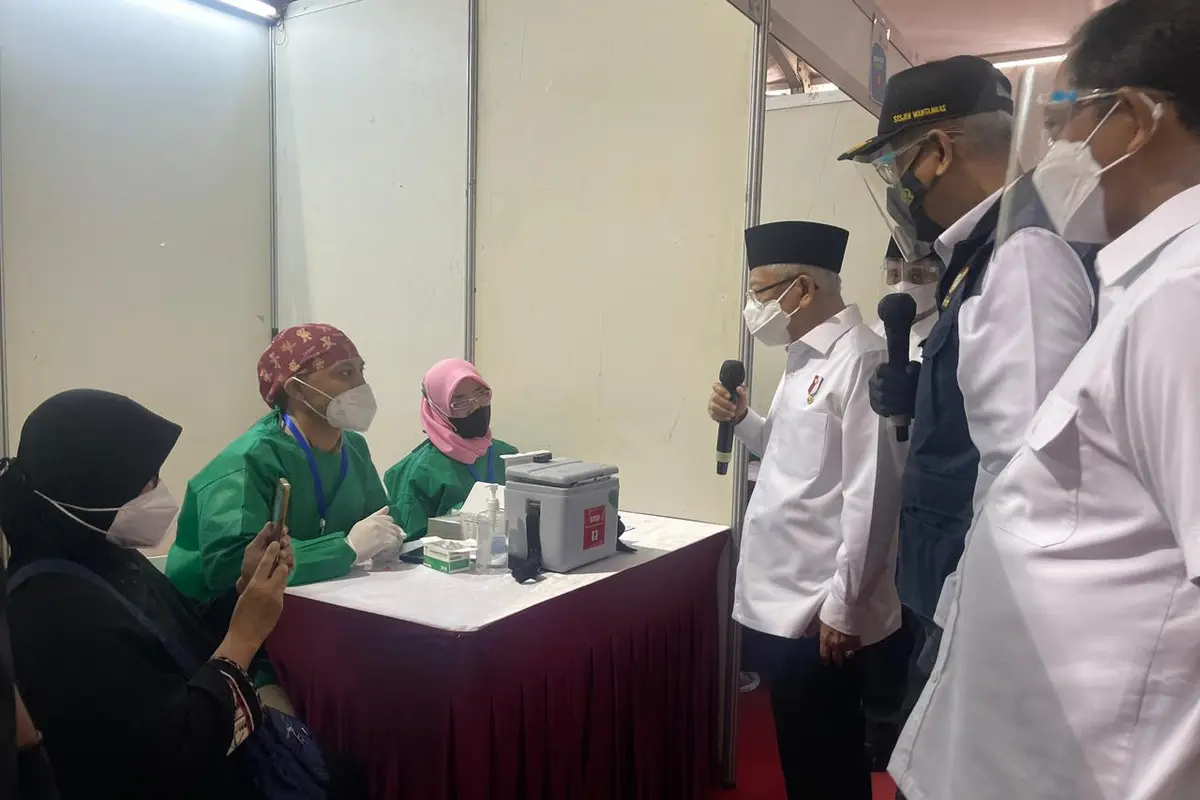 Wapres Ma'ruf Amin Apresiasi Gerakan Vaksinasi Covid-19 Dewan Ketahanan Nasional