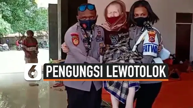 VIDEO: Ratusan Pengungsi Lewotolok Jatuh Sakit