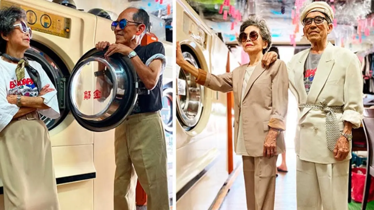 kakek nenek kerap tampil fashionable