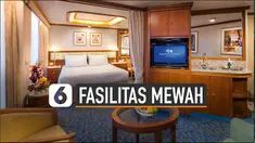 Kapal pesiar mewah, Diamond Princess sempat dikarantina di Jepang karena virus corona. Ternyata kapal ini memiliki beberapa fasilitas yang bisa dibilang mewah dan lengkap.