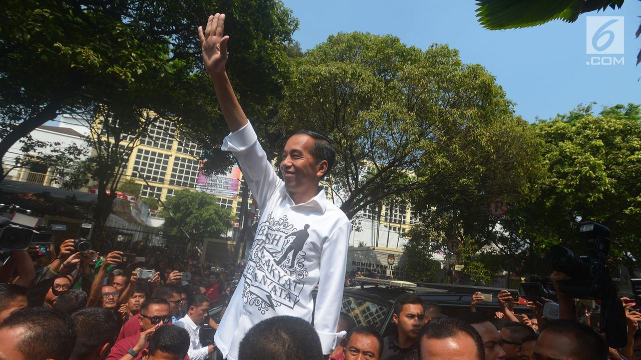 Jokowi-Ma'ruf Amin Daftar Capres-Cawapres ke KPU